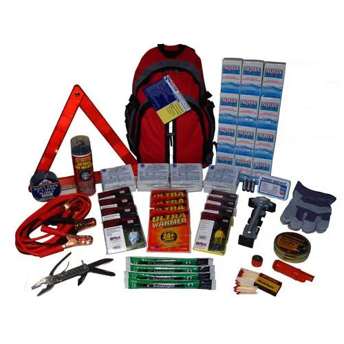 4-Person Roadside Emergency & Survival Kit