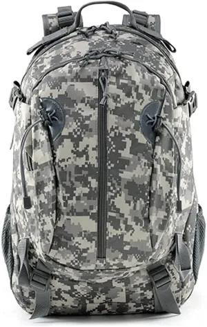40L Camping Backpack Bag Hiking Climbing Rucksack Waterproof Trekking Camouflage Army Backpak Outdoor Daypack-ACU