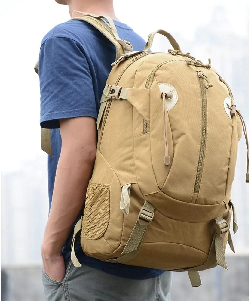 40L Camping Backpack Bag Hiking Climbing Rucksack Waterproof Trekking Camouflage Army Backpak Outdoor Daypack-ACU