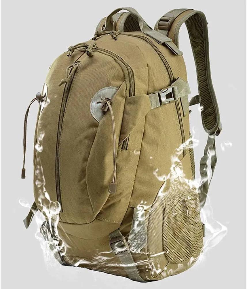 40L Camping Backpack Bag Hiking Climbing Rucksack Waterproof Trekking Camouflage Army Backpak Outdoor Daypack-ACU