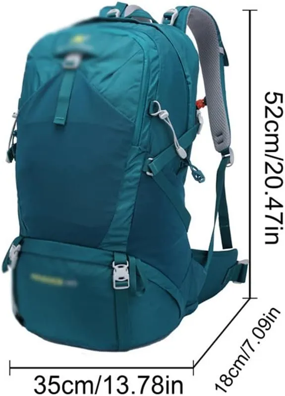 40L Outdoor Backpack Mountaineering Hiking Backpack Mountaineering Hiking Bag Sports Backpack(E)