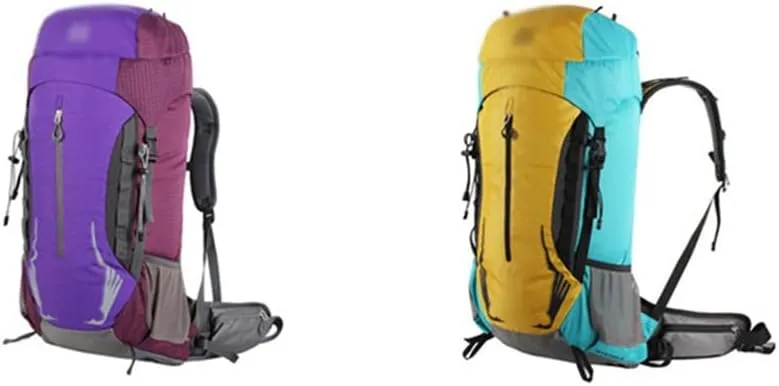40L Outdoor Bag Hiking Sports Backpack Multi Pocket Travel Backpack Mountaineering Backpack(D)