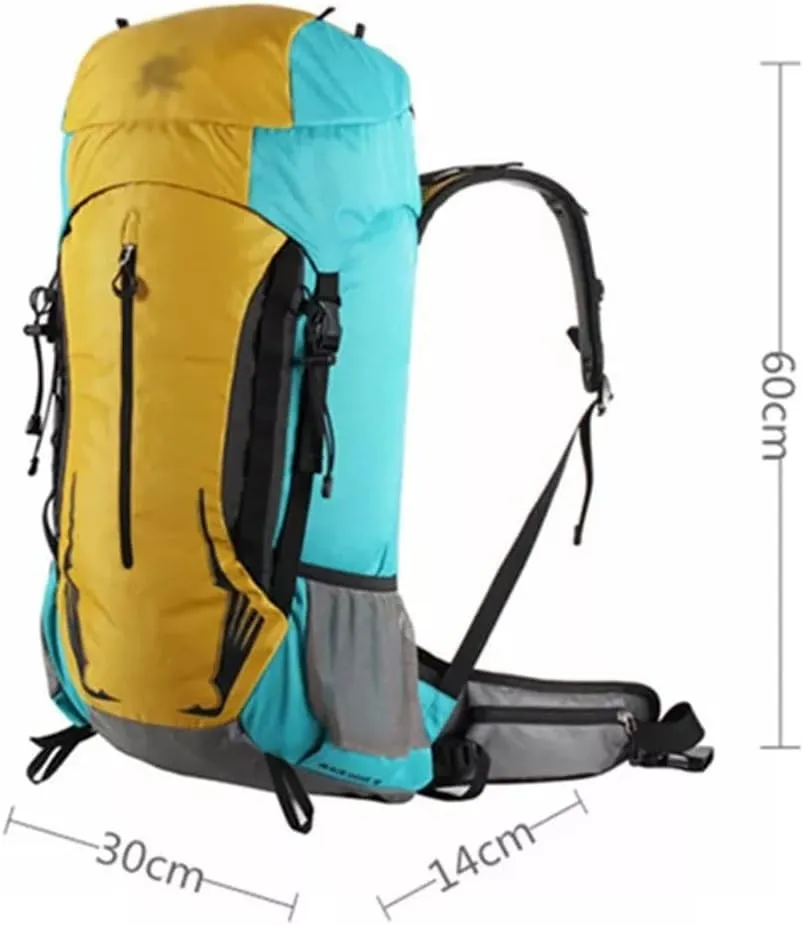 40L Outdoor Bag Hiking Sports Backpack Multi Pocket Travel Backpack Mountaineering Backpack(D)