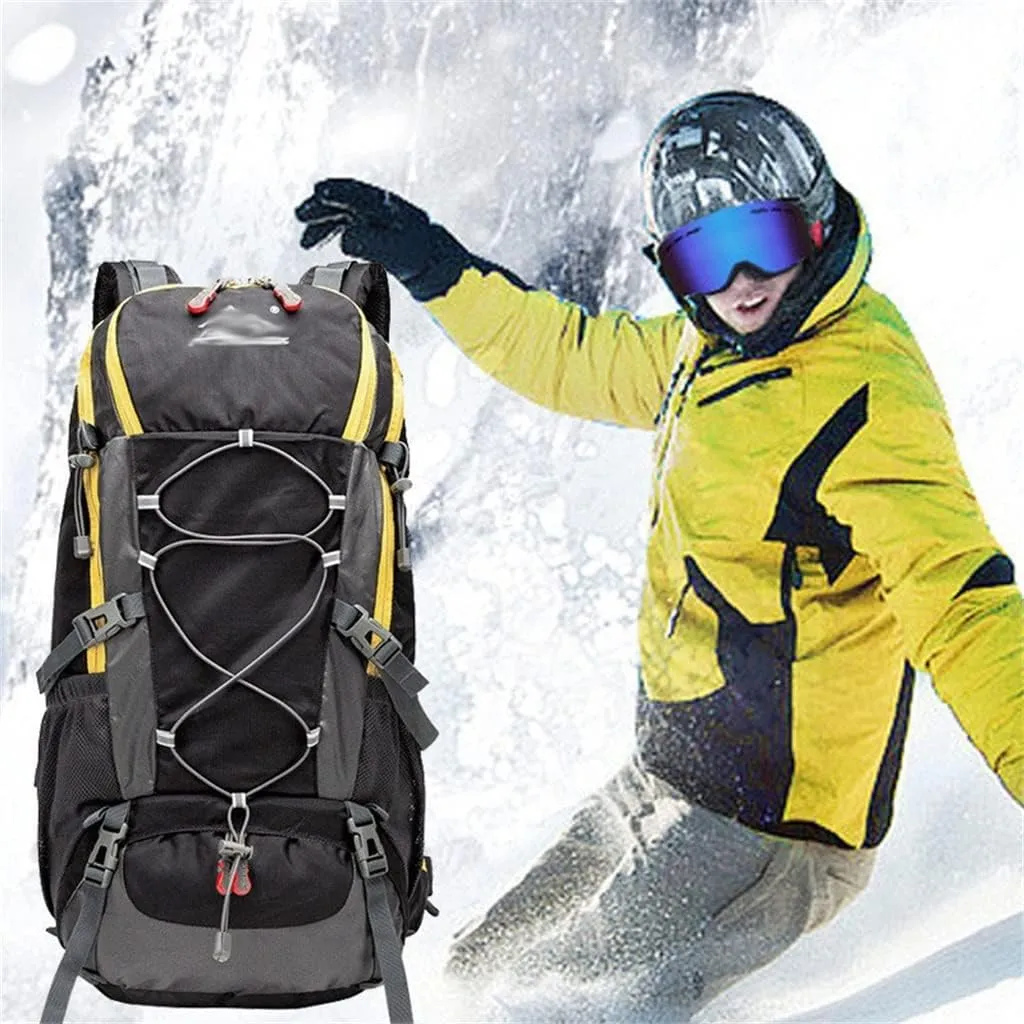 40L Outdoor Mountaineering Backpack with Rain Cover Camping Backpack Sports Mountaineering Men's Bag