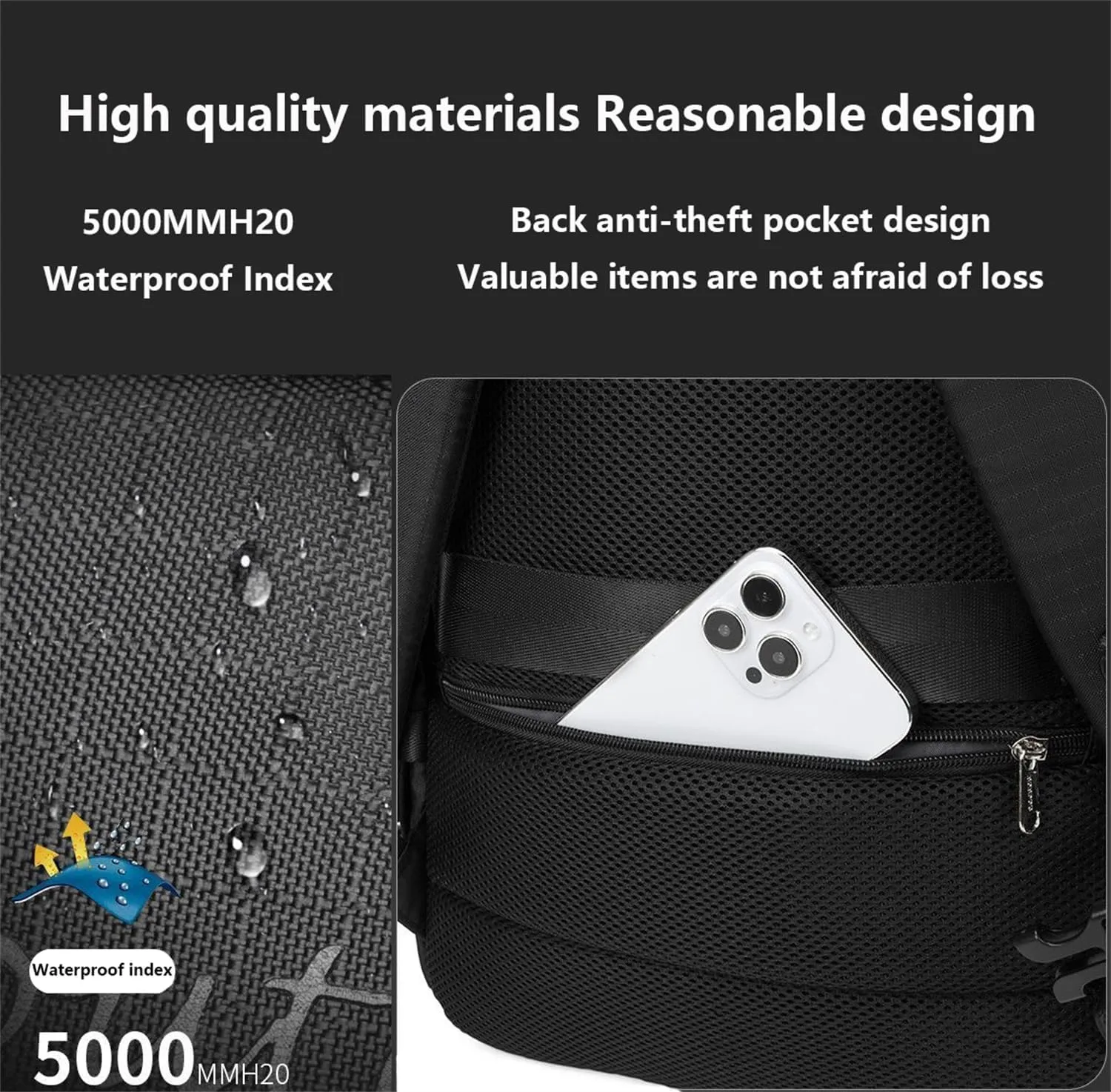 40L Waterproof Lightweight Hiking,camping,travel Backpack for Men/Women (Blue,40L)