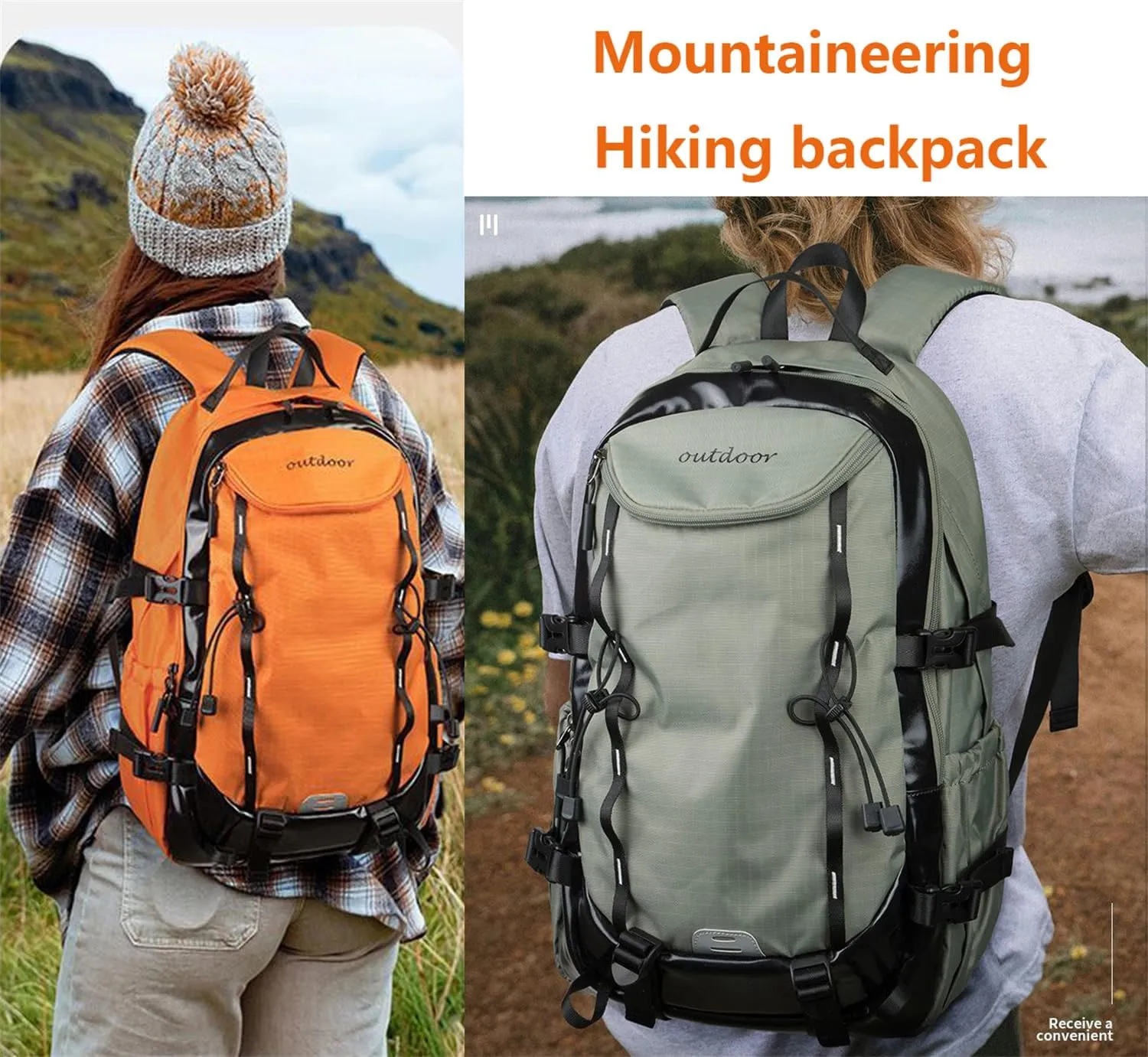 40L Waterproof Lightweight Hiking,camping,travel Backpack for Men/Women (Blue,40L)