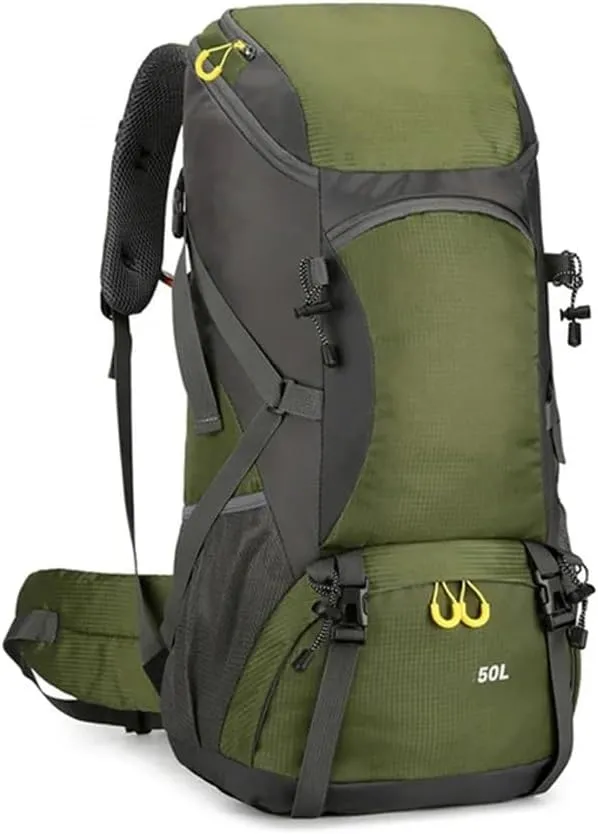 50L Travel Backpack Camping Hiking Bag Tourist Rucksack Waterproof Outdoor Sports Climbing Mountaineering Bag