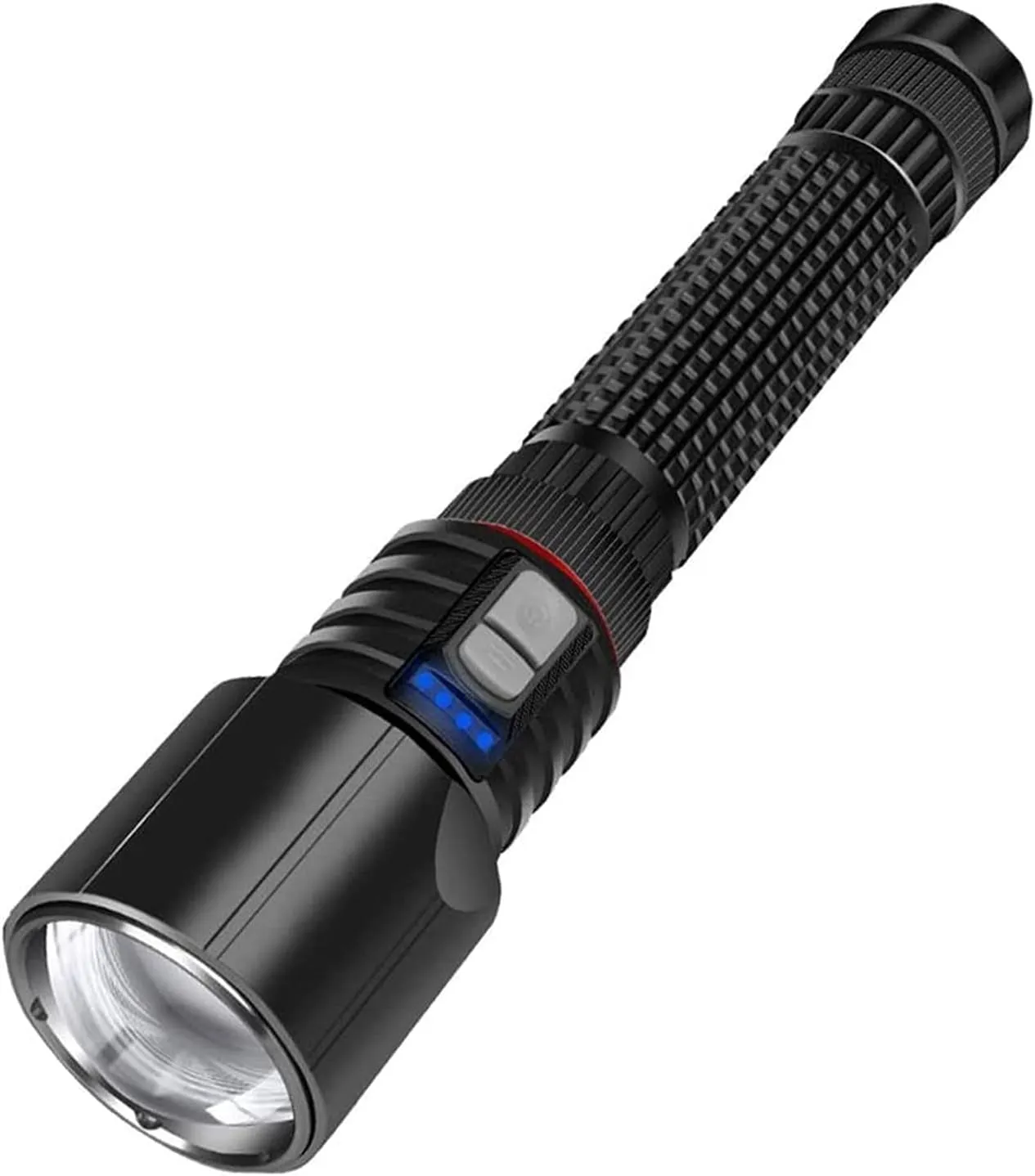 5800 Lumens LED Tactical Flashlight, Water Resistant Flashlight, Rugged and Bright for Outdoor Activity, 5 Light Modes