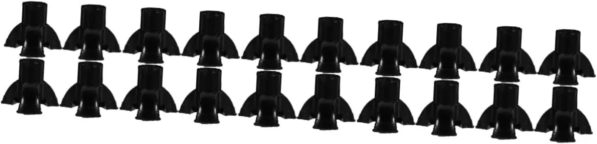 5sets 4pcs Crutch Replacement Tip Nonskid Cane Foot Cover for Walking Canes Durable Pads Easy to Install Shock Absorbing Fits Crutches 4pcs*5