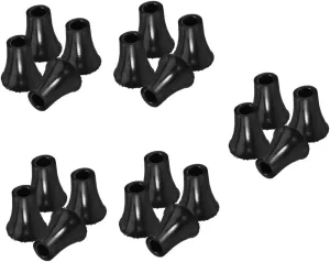 5sets 4pcs Crutch Replacement Tips Durable Cane Tips for Enhanced Stability and Shock Absorption for Walking Canes and Crutches 4pcs*5