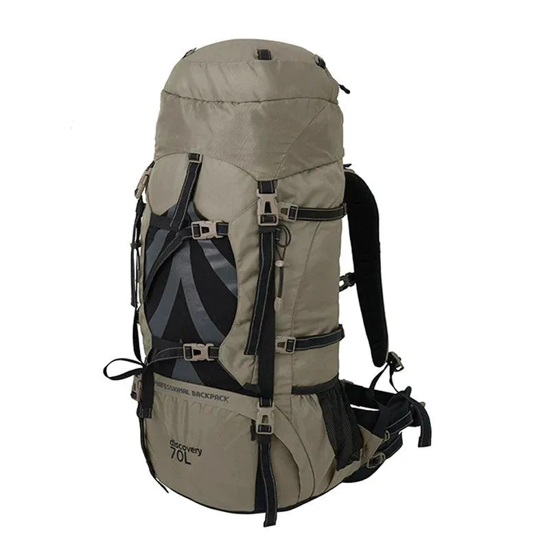 70L Camping Backpack with Rain Cover – Ergonomic and Large Capacity for Hiking and Trekking