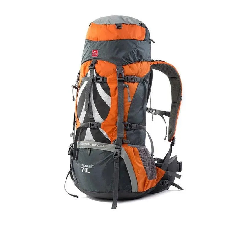 70L Camping Backpack with Rain Cover – Ergonomic and Large Capacity for Hiking and Trekking