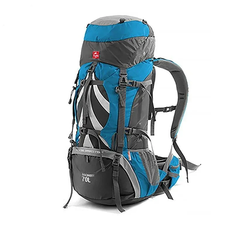 70L Camping Backpack with Rain Cover – Ergonomic and Large Capacity for Hiking and Trekking