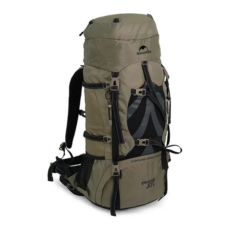 70L Camping Backpack with Rain Cover – Ergonomic and Large Capacity for Hiking and Trekking