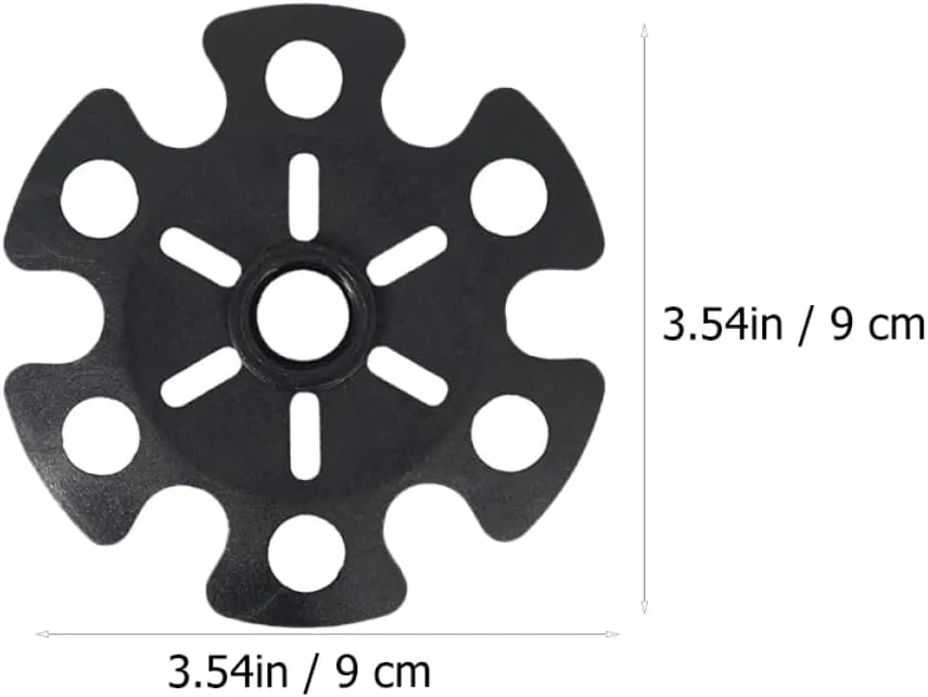 ABOOFAN 24 Pcs Alpenstock Snowflake Walking Stick tip Cover Trekking Pole Tips Cover mudflaps Pole Tip Protector