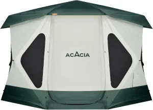 ACACIA Camping Tent, Pop Up Camping Tent with 8 Windows and Footprint, Waterproof Windproof Easy Setup Hub Tent for Family Camping, Hiking and Glamping