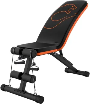 Adjustable Weight Bench for Full Body Workout Multi-Purpose Utility Weight Bench Foldable Flat Bench Press for Home and Gym