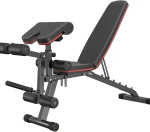Adjustable Weight Benches Foldable,Training Sit Up Workout Heavy Duty,Utility,Fitness All-in-One,Multiuse Exercise Home Gym Fitness Equipment,Max Load 300Kg