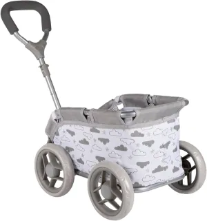ADORA Baby Doll Wagon - Rainbow Zig Zag, Doll Accessories, Doll Accessory for Toddlers Medium
