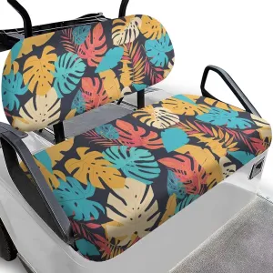 AFPANQZ All-Season Golf Cart Seat Cover - Fade & Tear Resistant 2 Passenger or 2 2 Passenger 's Dustproof Seat Cover