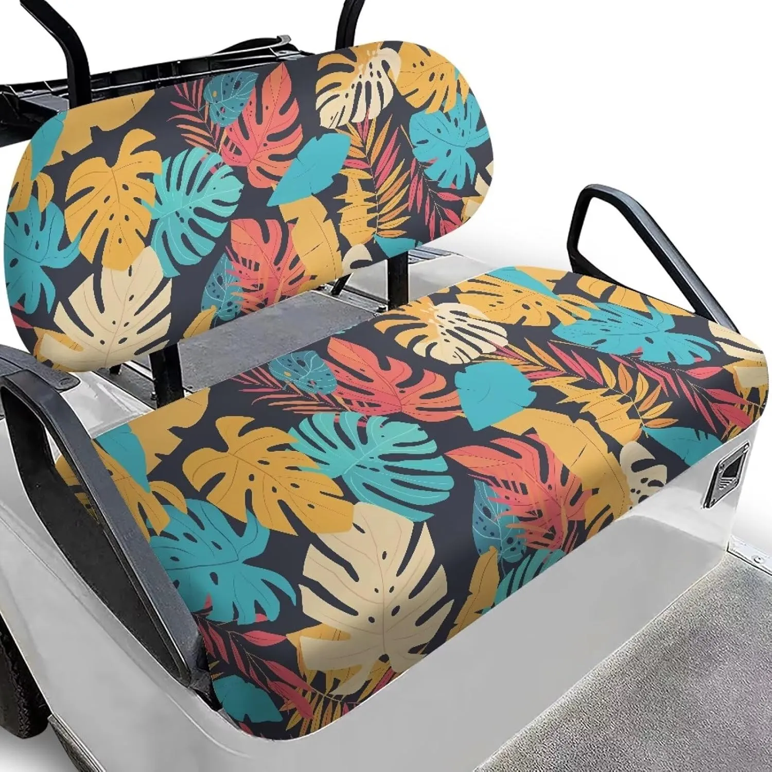 AFPANQZ All-Season Golf Cart Seat Cover - Fade & Tear Resistant 2 Passenger or 2 2 Passenger 's Dustproof Seat Cover