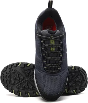 ailishabroy Men's Outdoor Hiking Shoes Lightweight Non Slip Outdoor Breathable Low Top Ankle Boots Hike Trekking Trails Camping Work Shoe