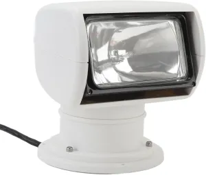 Akozon 100W Marine Spotlight, IP67 Halogen Searchlight with 360° Rotate Remote Control, Portable Lighting Solution for Yachts, Fishing Boats, Outdoor Camping (12V)