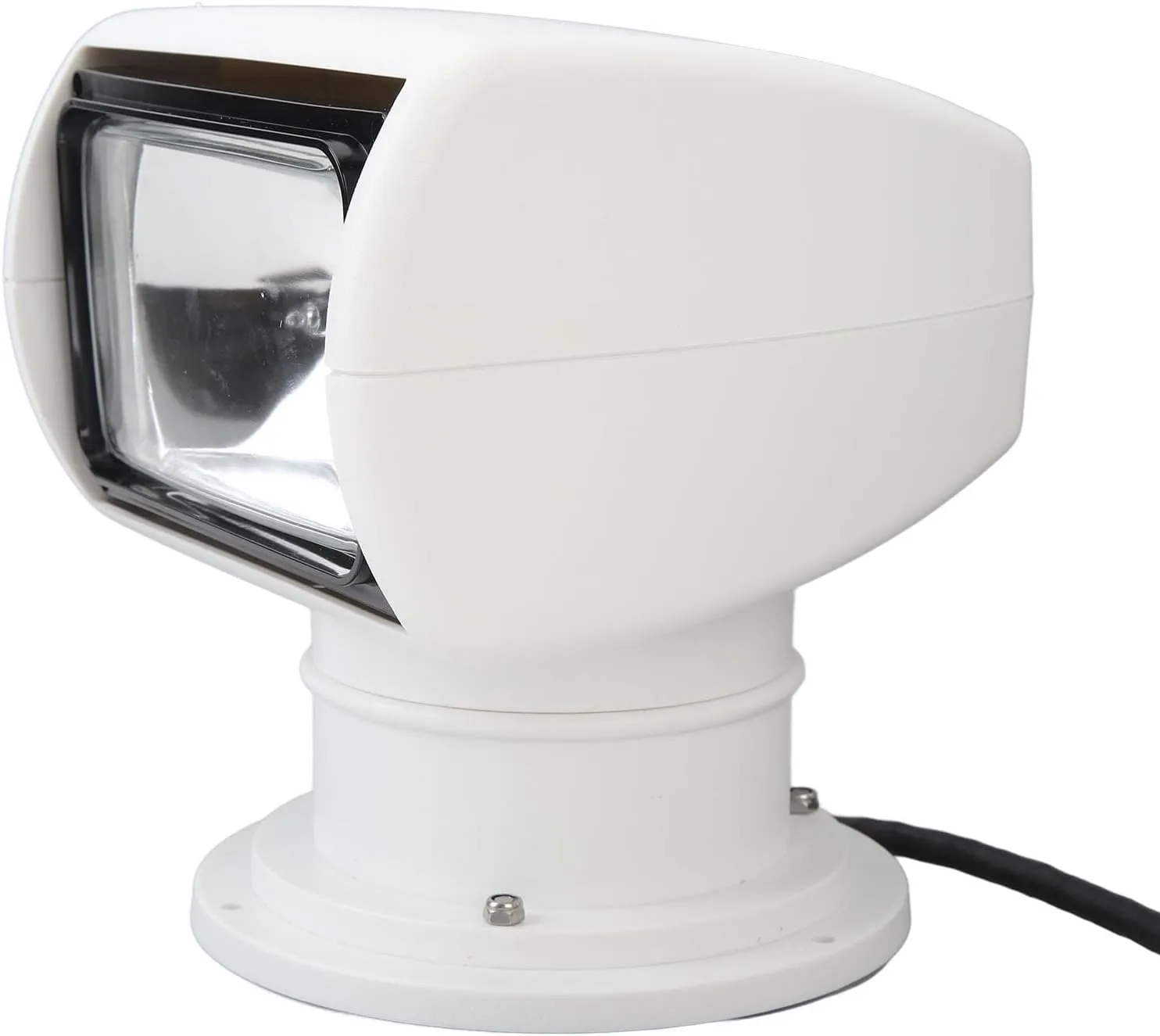Akozon 100W Marine Spotlight, IP67 Halogen Searchlight with 360° Rotate Remote Control, Portable Lighting Solution for Yachts, Fishing Boats, Outdoor Camping (12V)