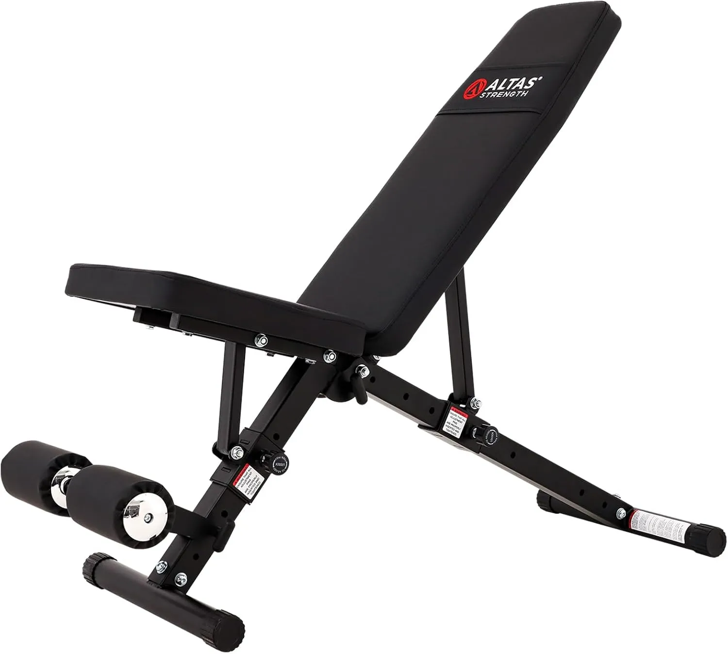 Altas Strength Folding Adjustable Utility Bench Your Home Gym Smith Machine Accessory Flat Incline Military Press Decline Abdominal Light Commercial Equipment 4015