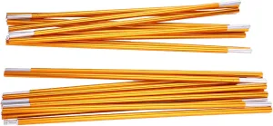 Aluminum Alloy Tent Poles for Camping, Collapsible and Rust Resistant Support Bars, Lightweight Replacement Poles for Outdoor Hiking, Backpacking, and Picnics