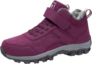 AMDBEL Snow Boots for Women, Womens Winter Boots Warm Fur Lined Anti-Slip Ankle Booties Walking Shoes Outdoor Trekking Shoes