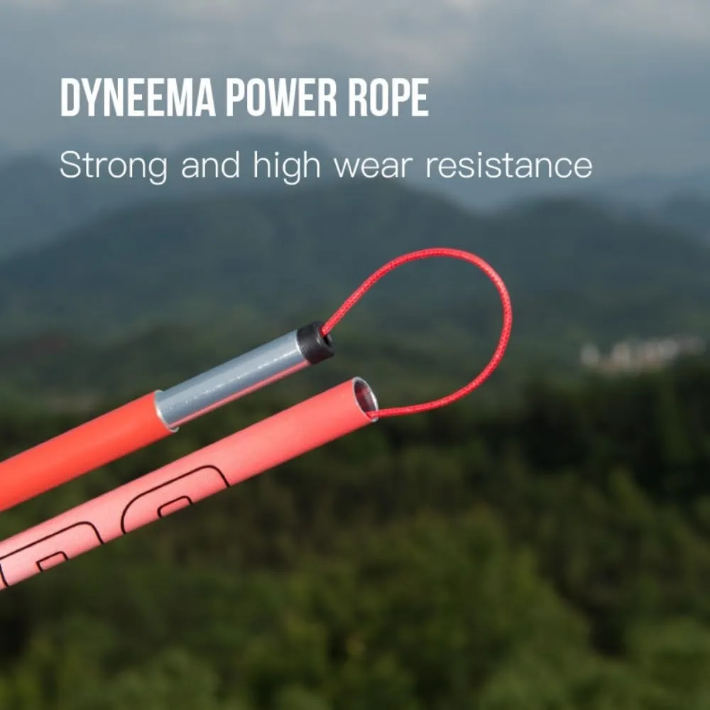 AONIJIE 2Pcs Trekking Poles - Collapsible Lightweight Hiking Poles Folding Walking Sticks for Men and Women with Non-Slip Grip