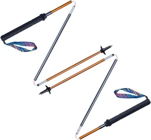 AONIJIE Folding Ultralight 7075 Aluminum Alloy Trekking Poles Quick Lock Trekking Hiking Pole Walking Stick