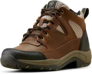 ARIAT Womens Terrain Venttek 360 Southwest Round Toe Hiking Hiking Casual Boots Ankle Low Heel 1-2" - Brown