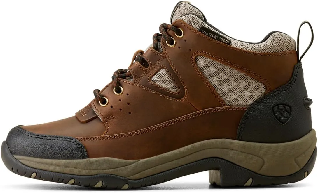 ARIAT Womens Terrain Venttek 360 Southwest Round Toe Hiking Hiking Casual Boots Ankle Low Heel 1-2" - Brown