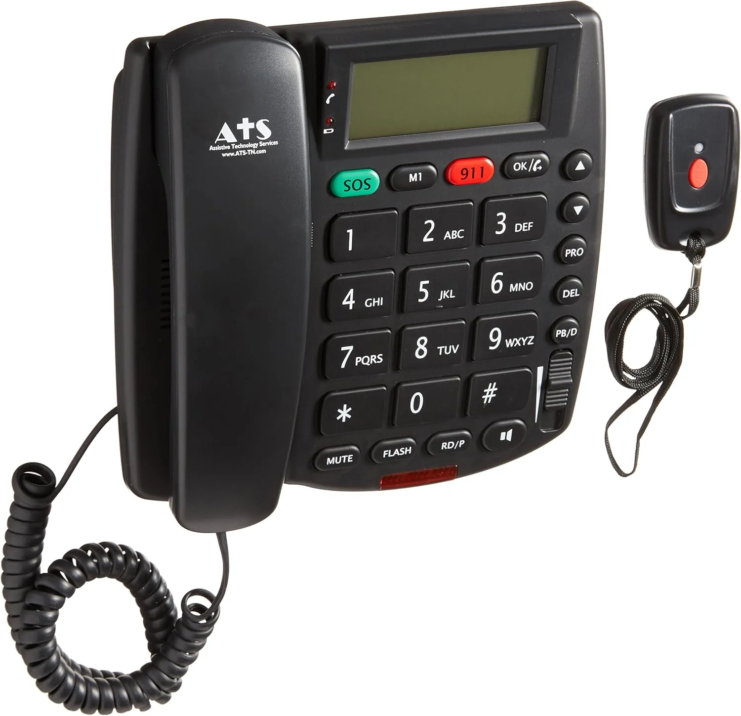 ATS Senior Life Guardian - No Monthly Fee Medical Alert System - Personal Emergency Response System - Waterproof Panic Button
