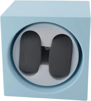 Automatic Watch Winder, Smart Watch Winder Low Noise with LED Light for Double (Light Blue)