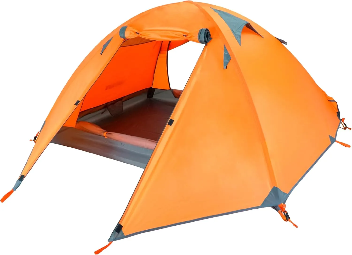 Azarxis Camping Tent 1 2 3 4 Man Person 3 4 Season Easy Set Up Waterproof Double Layer Lightweight Aluminum Rod Tents for Backpacking Hiking Trekking Travel Climbing Outdoor Activities