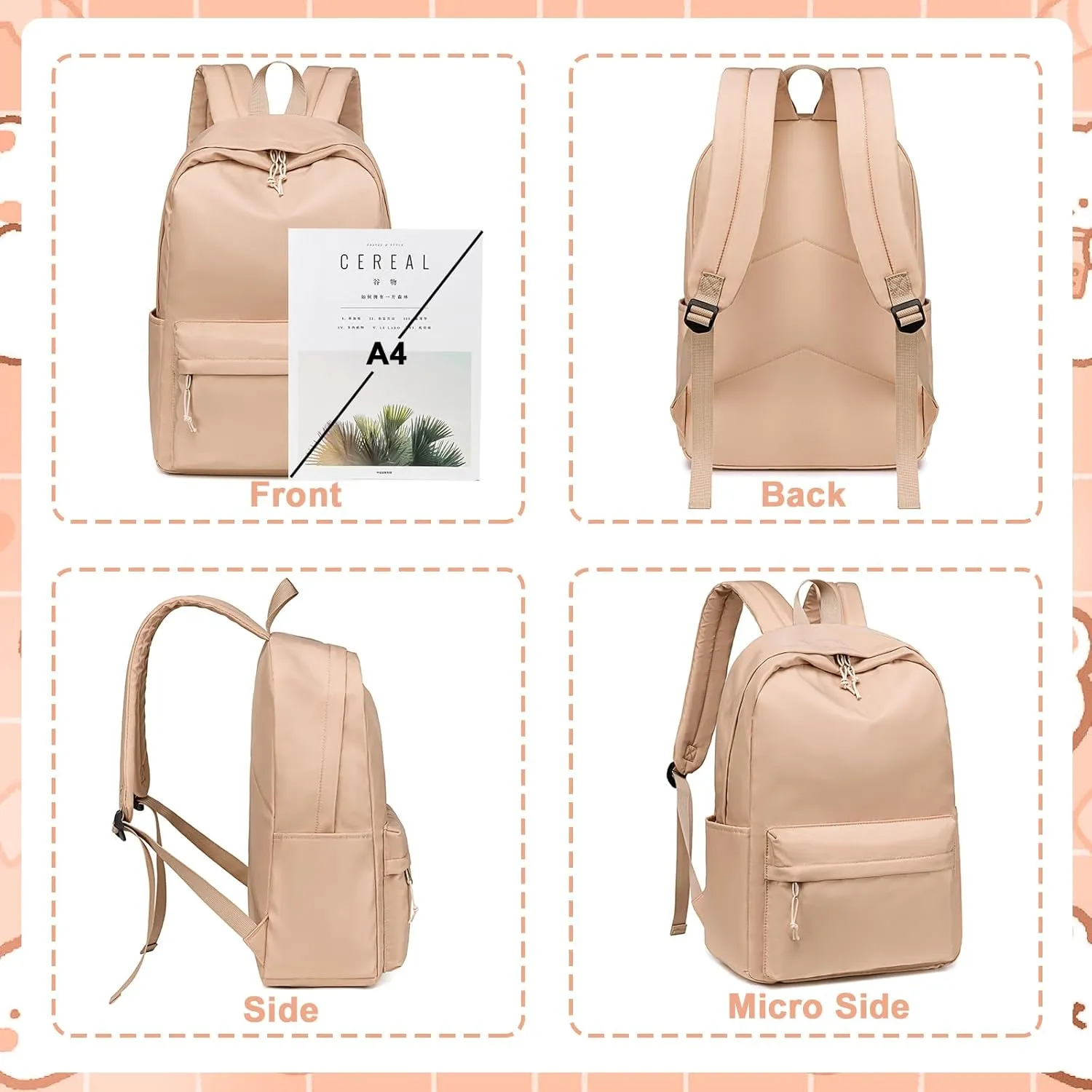 Backpack for Teen Girls Womens School Backpack Laptop Bookbags Travel Casual Rucksack Daypacks