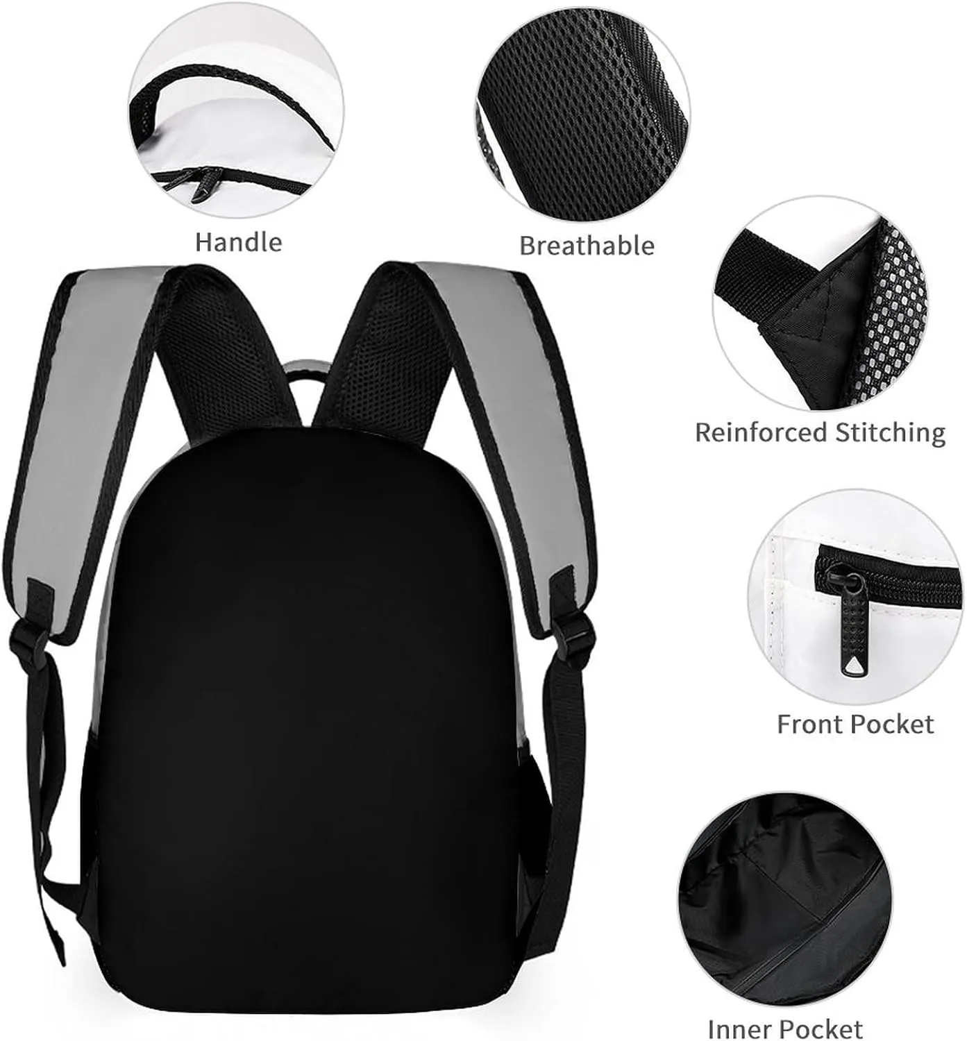 Backpack High Capacity Bag Basketball Fans Gifts for Teenager Men Women, Number & Add Name