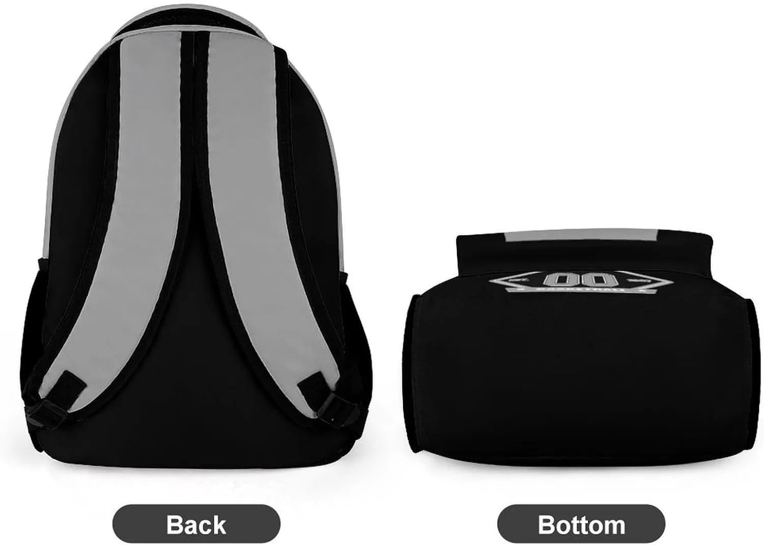 Backpack High Capacity Bag Basketball Fans Gifts for Teenager Men Women, Number & Add Name