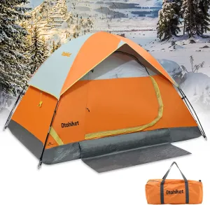 Backpacking Camping Tent Lightweight Portable Waterproof with Carrying Bag for Outdoor Summer Beach