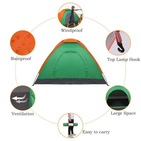 Backwoods Scout 2P Waterproof Dome Tent