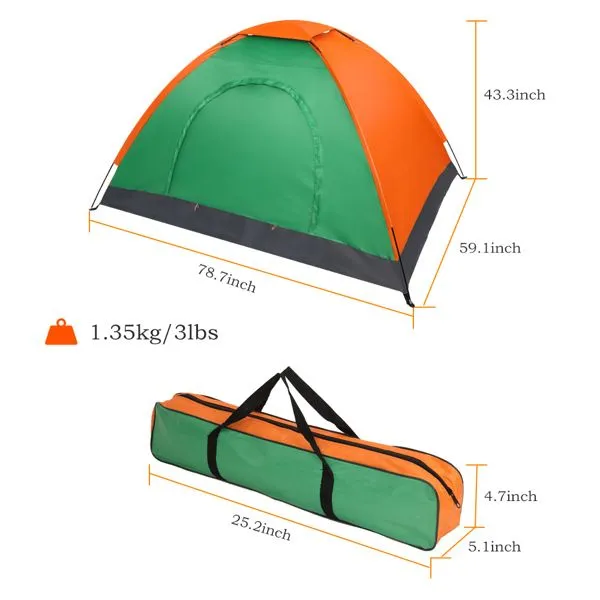 Backwoods Scout 2P Waterproof Dome Tent