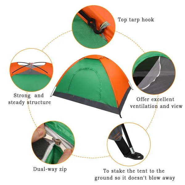 Backwoods Scout 2P Waterproof Dome Tent