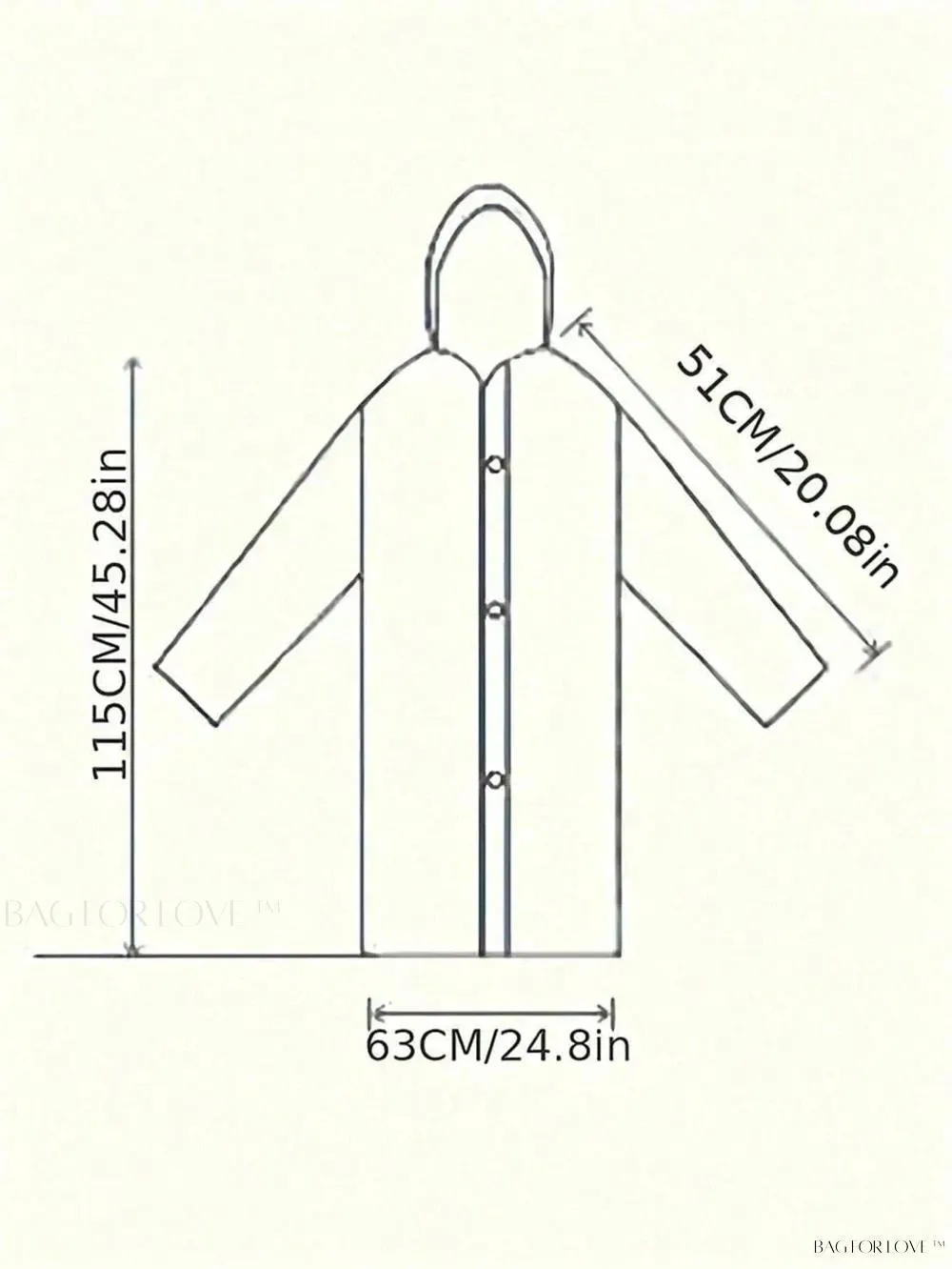 BagForLove - Portable Emergency Raincoat Kit For Women
