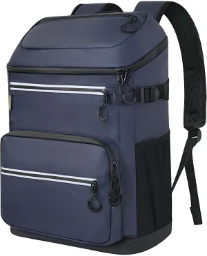 BALEINE Backpack Cooler Insulated Bag 36 Can Capacity Leak Proof Portable Collapsible Thermal Bag for Beach Travel Camping Grocery Shopping
