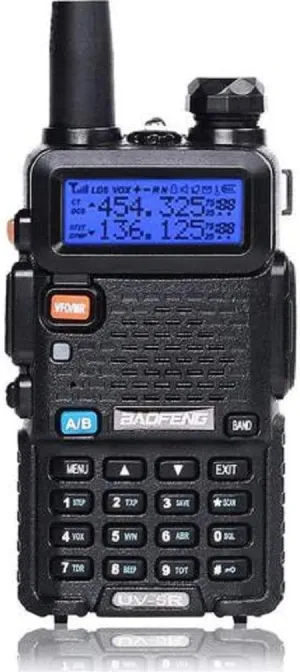 BAOFENG UV-5R Dual Band Two Way Radio (Black), 144-148MHz & 420-450MHz