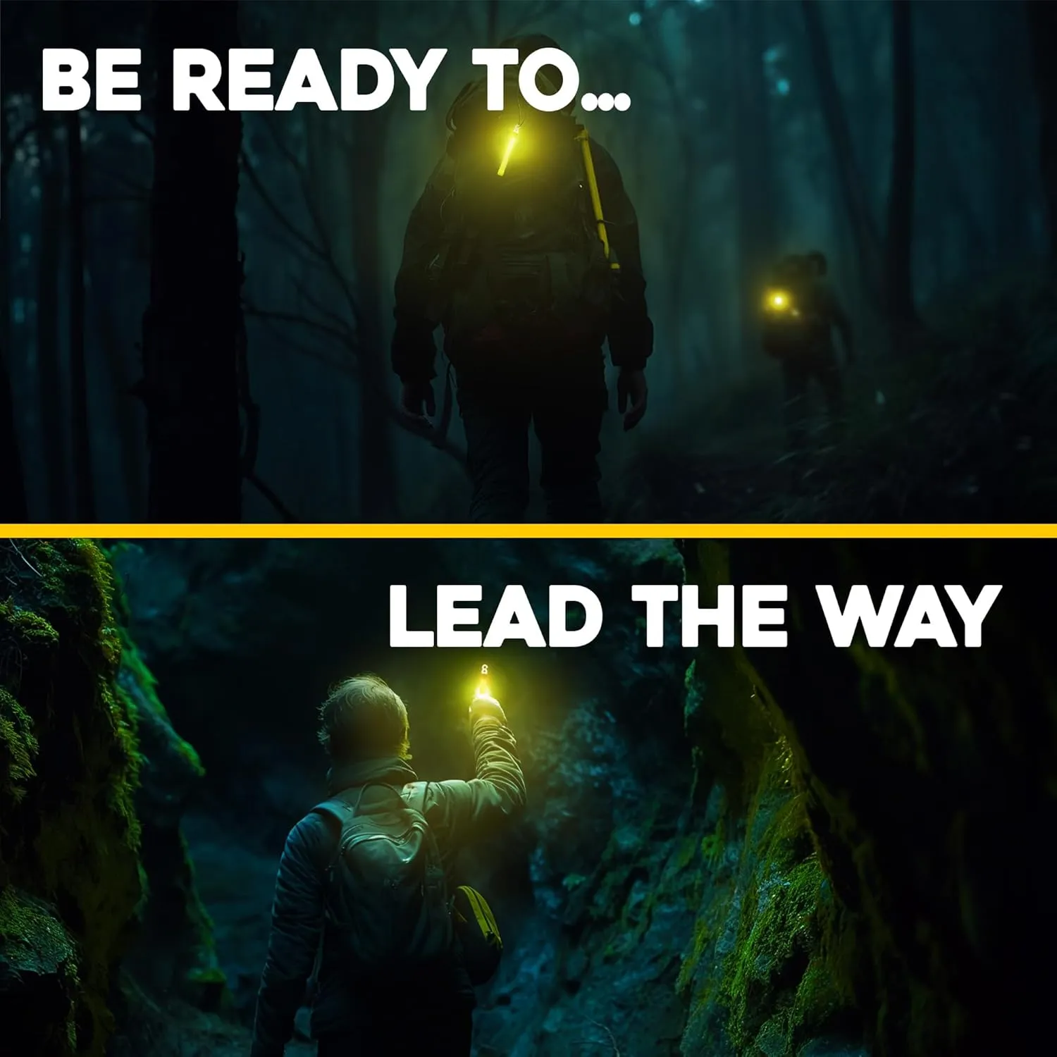 Be Ready - Industrial 12 Hour Illumination Emergency Safety Chemical Light Glow Sticks 24 Pack