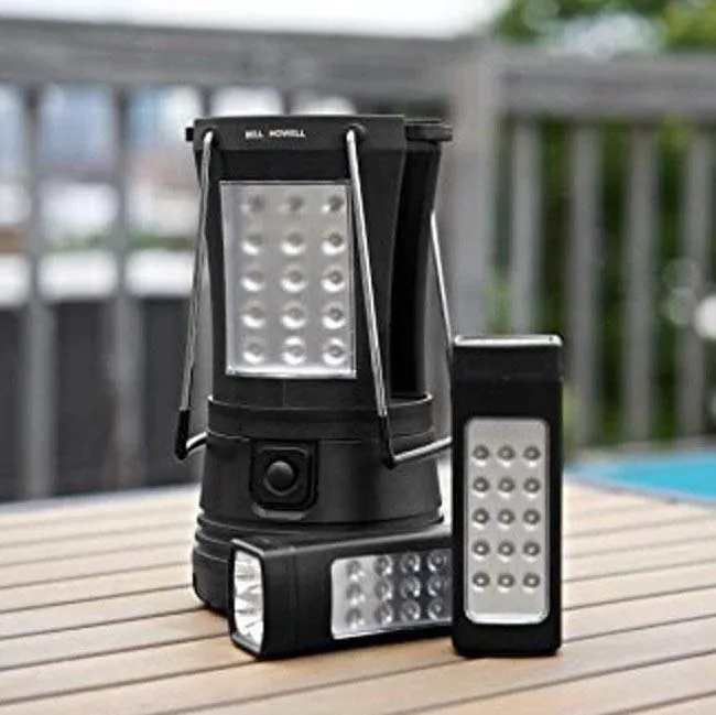 Bell   Howell 70 LED 7 Inch Super Bright Power Lantern with Dual Flashlights